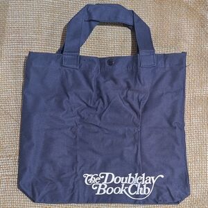Vintage Doubleday Book Club Navy Blue Tote Bag